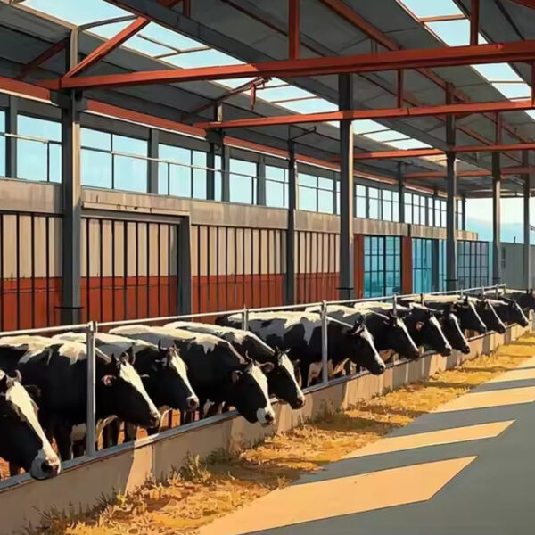 steel structure cow chicken house - Image 6